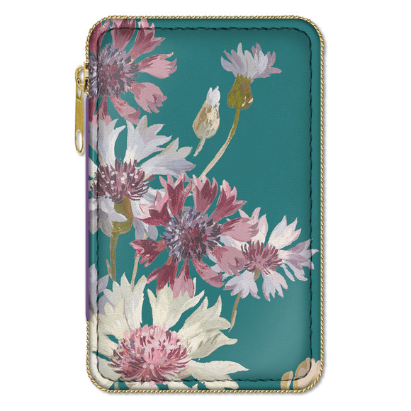 Compact Travel Sewing Kit | Emerald Wildflowers - Picture 1 of 2